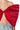 Full View Perfect Gift Dramatic Satin Bow Top In Red