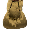 Front View Peri Peri Puffer Baguette Bag In Olive