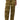 Front View Peri Peri Wide Leg Puffer Pant In Olive