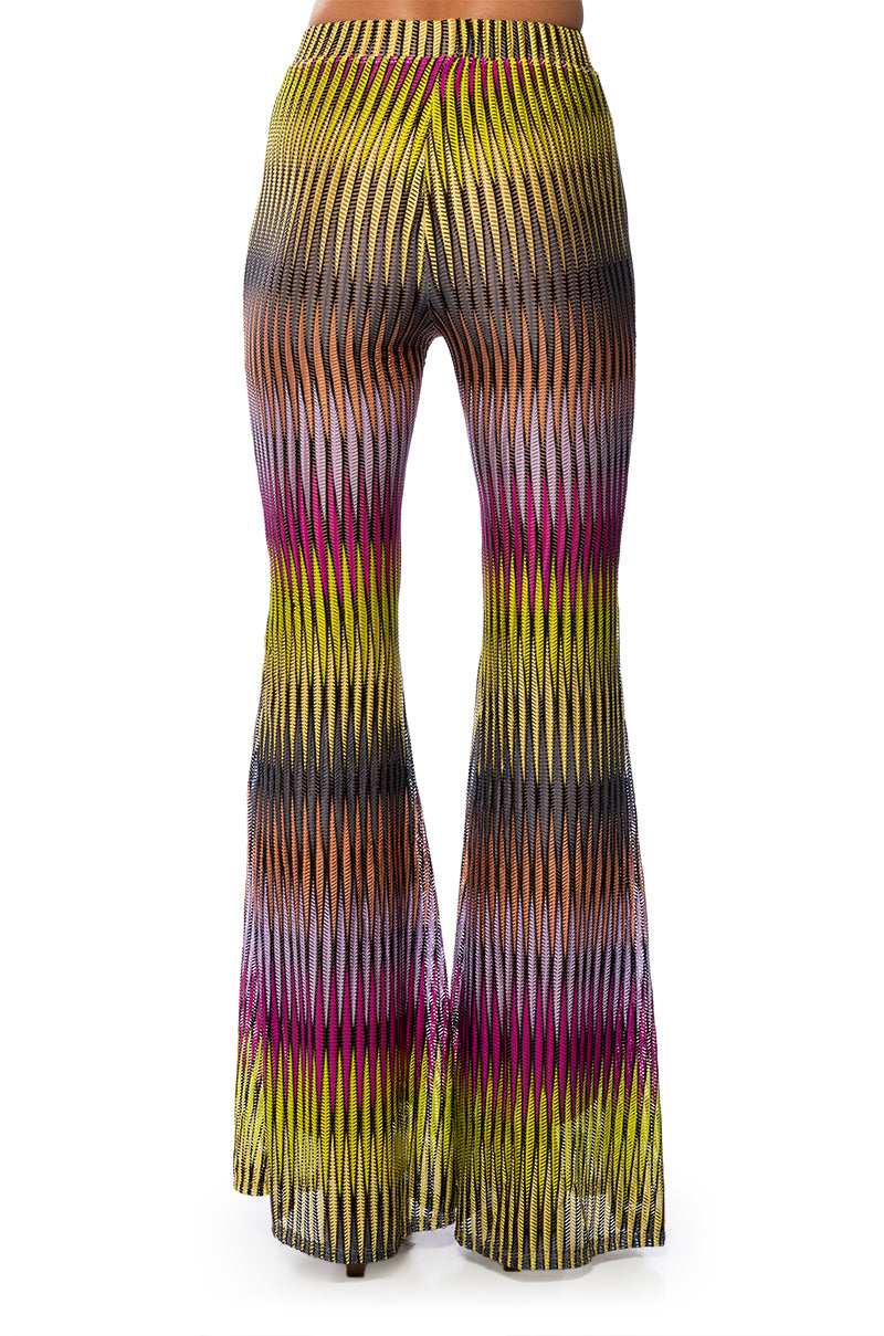 Extra View Persuasive Girl Flare Leg Palazzo Pant 5