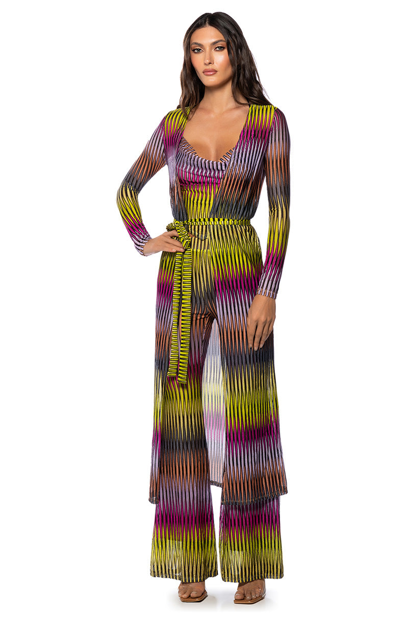 PERSUASIVE GIRL TIE WAIST DUSTER view 0