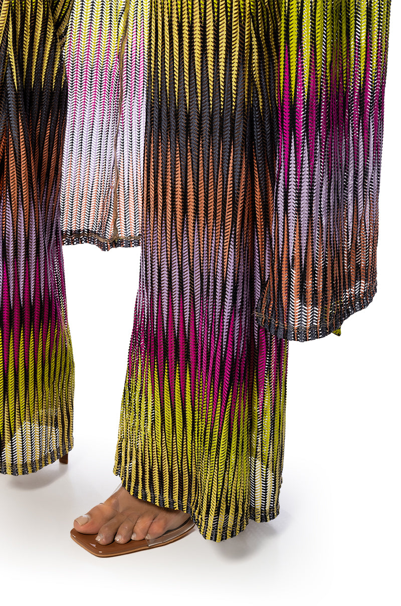 Full View Persuasive Girl Tie Waist Duster