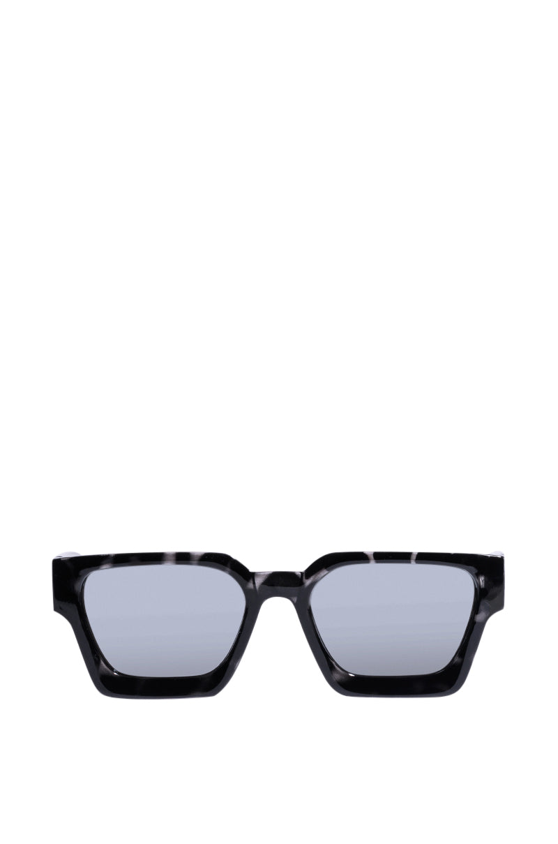 Side View Petals And Peacocks Optimistic Sunglasses In Black Tortoise