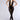 Front View Phoenix Plunging Neckline Lace Jumpsuit