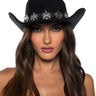 Front View Phoenix Rising Cow Girl Hat