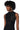 Front View Phoenix Stretch Lace Mock Neck Bodysuit In Black