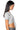 Back View Pin Up Doll Tie Front Cotton T-shirt