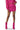 Front View Pink Para Tu Brocade Mini Skirt