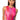 Front View Pink Paradise Sleeveless Mesh Bodysuit