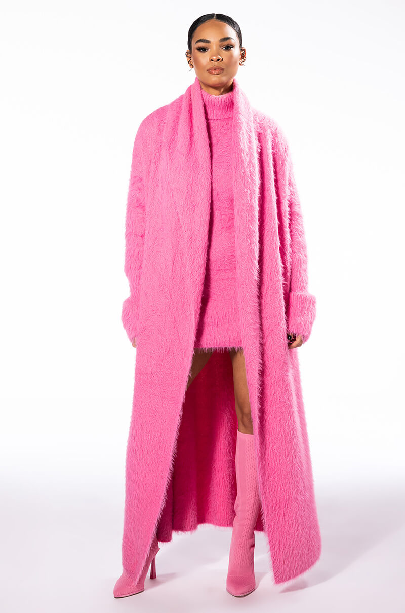 Detail View Pinky Promise Soft Knit Cardigan 3