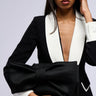 Front View Pisces Moon Oversized Bow Bag