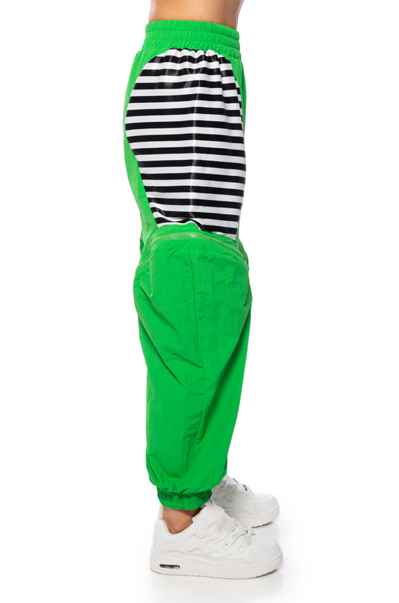 Full View Pit Stop Neon Zipper Detail Jogger