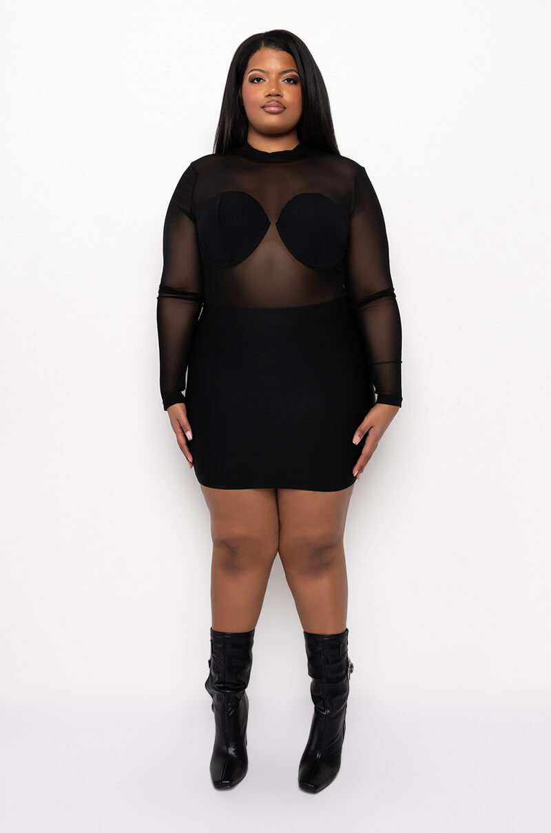 Extra View Plus All Tied Up Mini Bandage Skirt 6