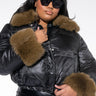 Front View Plus Azalea Wang Maverick Faux Fur Puffer