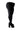 Side View Plus Azalea Wang Star Stretch Chunky Heel Pant Boot In Black