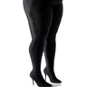 Front View Plus Azalea Wang Star Stretch Stiletto Pant Boot In Black