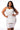 Front View Plus Glam Me Up Midi Rhinestone Bandage Dress