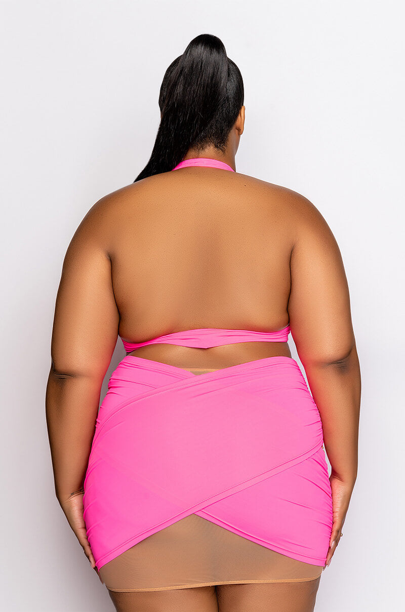 Extra View Plus In My Own Lane Halter Crop Top 5