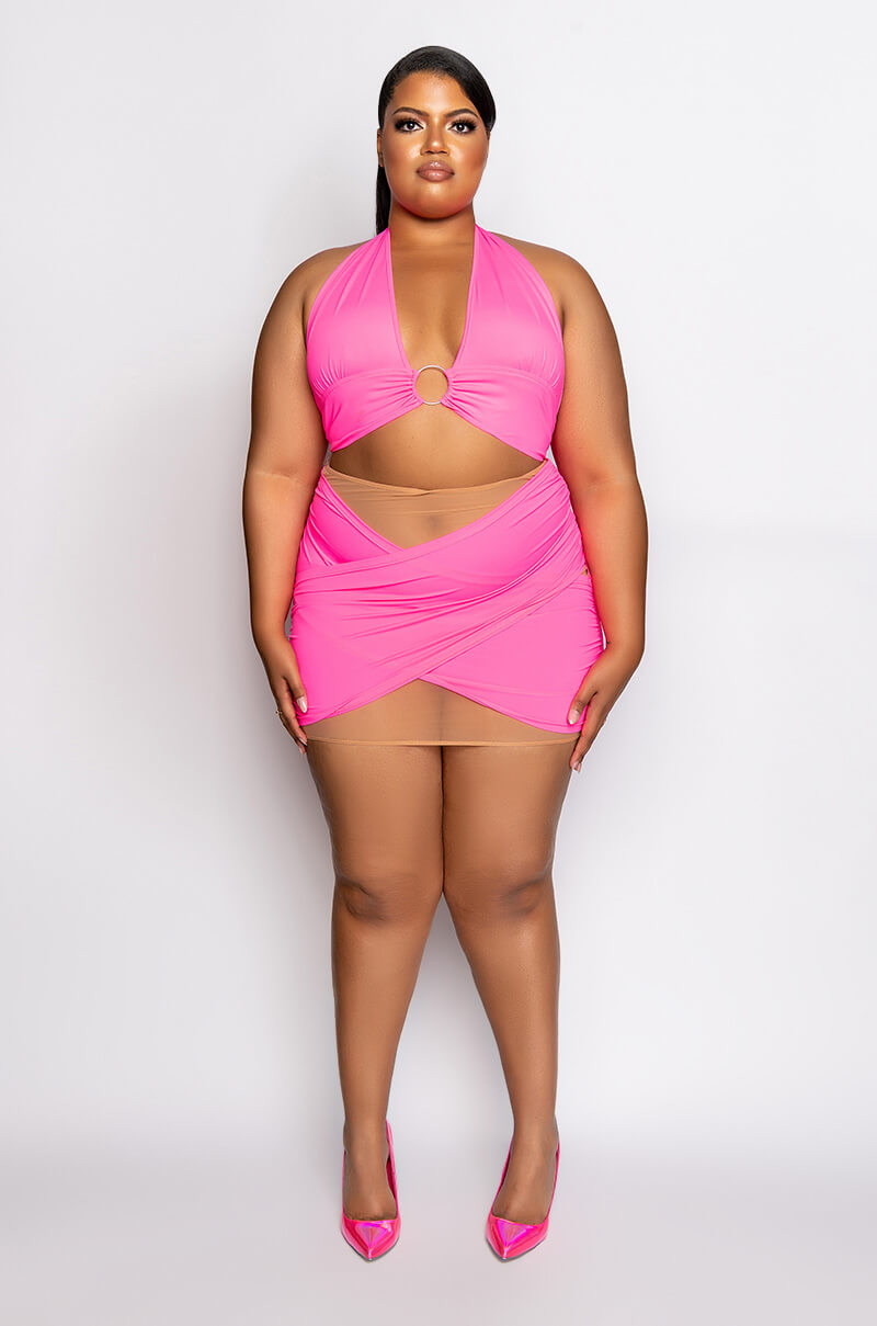 Extra View Plus In My Own Lane Halter Crop Top 7