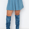 Front View Plus Keep It Cute Pleated Mini Skirt