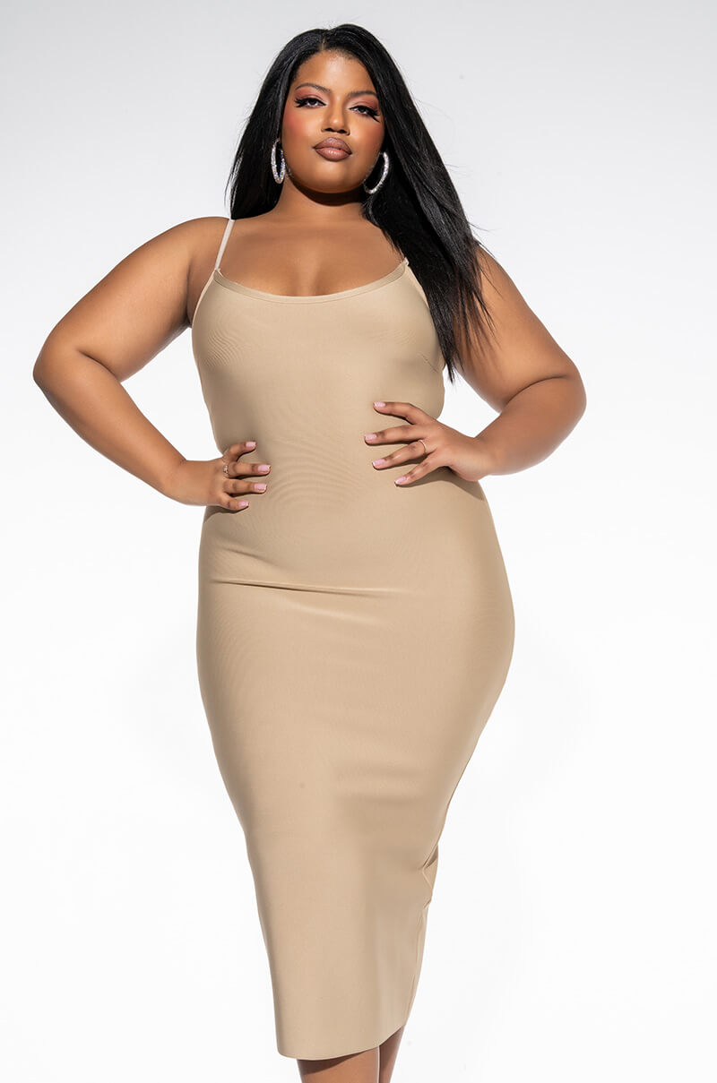 Front View Plus Might Be It Mini Bandage Dress
