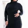 Front View Plus Perfect Lbd Backless Mini Dress