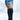 Front View Plus Runway High Waisted Stretchy Rhinestone Jeans Shorts