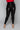 Front View Plus Spanx Faux Leather Croc Shine Leggings in Brown