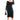 Front View Plus Sweet And Savage Inverted Inseams Mesh Midi Dress