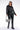 Back View Plus Te Amo High Waist Skinny Faux Patent Leather Pant