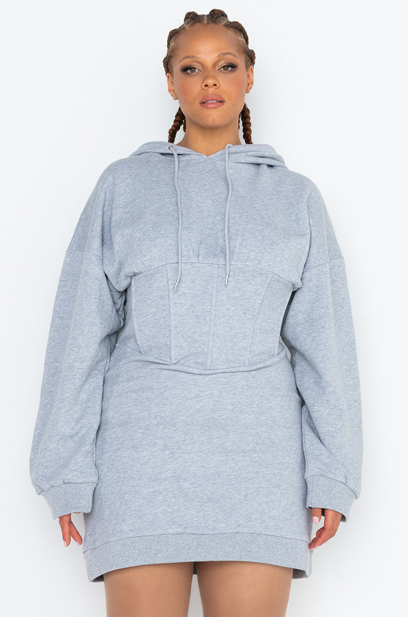 Front View Plus Venom Not Included Sweatshirt Dress