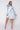  Plus Wavy Lil Bih Corset Button Up Mini Dress in Blue Multi