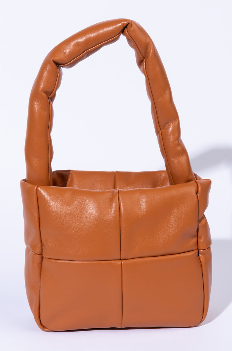 Side View Plushy Af Pu Mini Tote