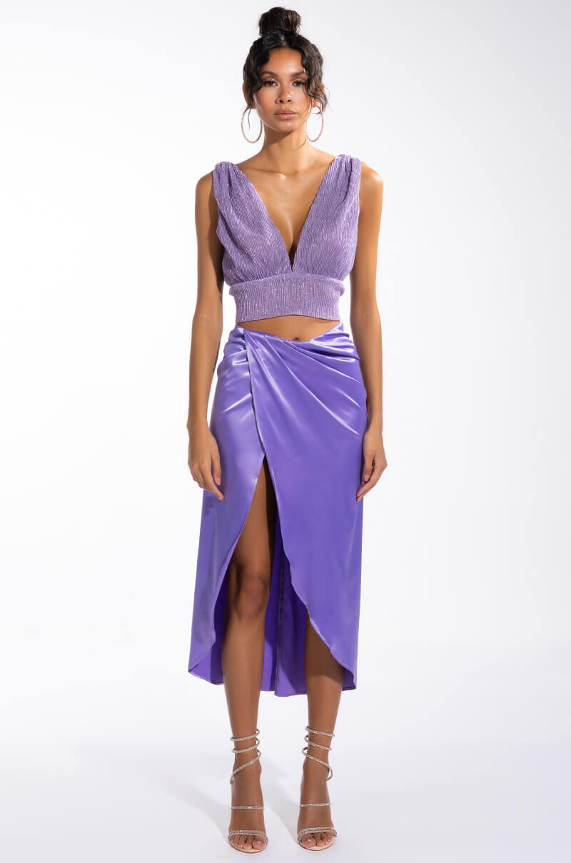 Extra View Poised Sleeveless V Neck Peplum Blouse