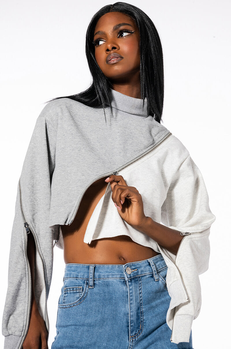 Back View Polly Colorblock Pullover view 3