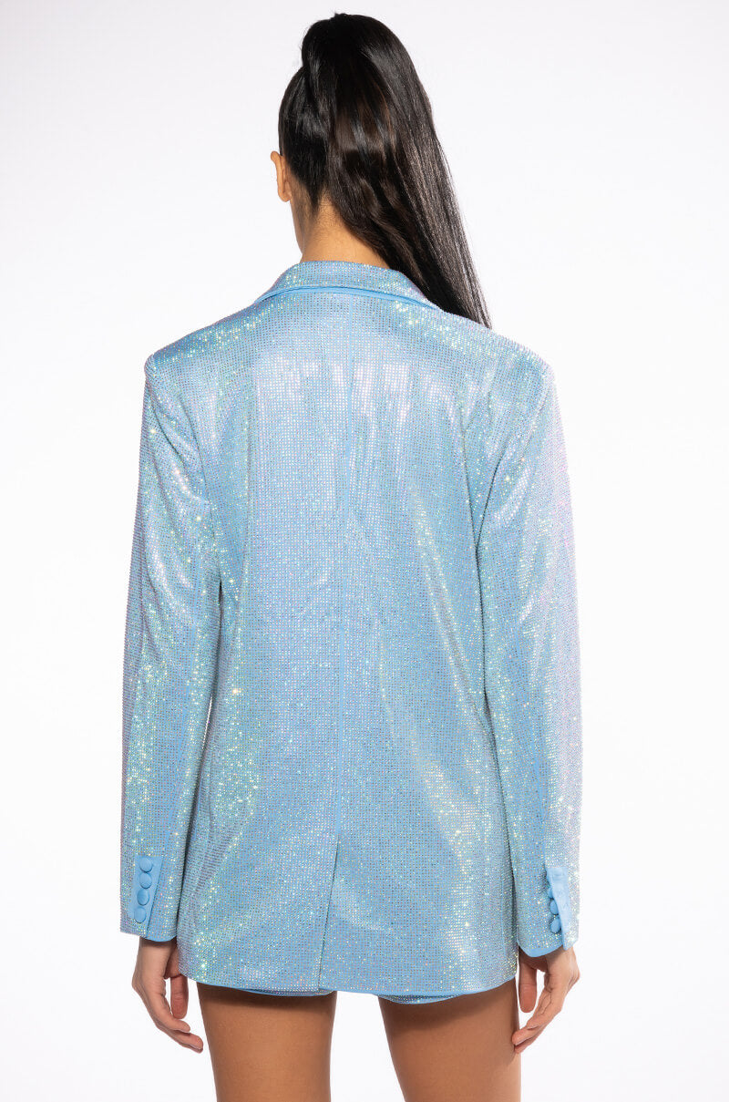 Extra View Pop Star Shine Bright Rhinestone Blazer 15