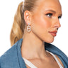 Front View Pop That Embellished Dangle Earrings