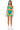 Back View Poppy Multicolor Knit Cropped Top
