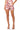 Front View Poppy Satin Printed Short