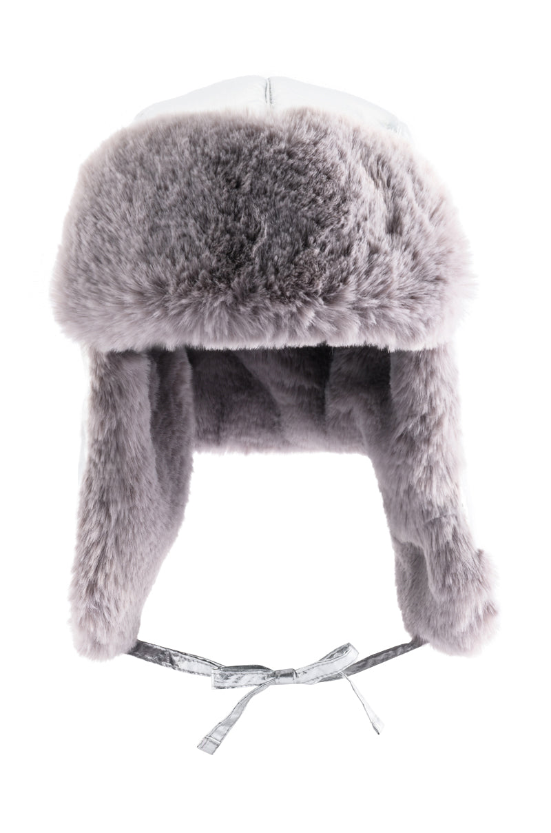 Side View Post Me Metallic Aviator Hat 2