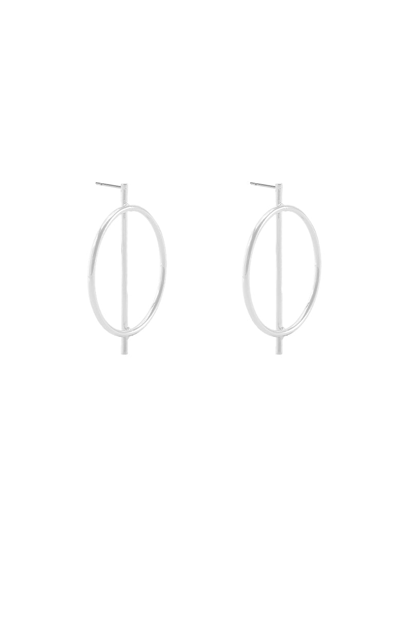 Back View Posted Dangle Earring
