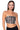 Front View Premier Rhinestone Mesh Panel Bustier