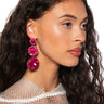 Front View Pretty In Pink Earring