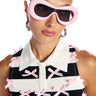 Front View Pretty In Pink Sunglasses