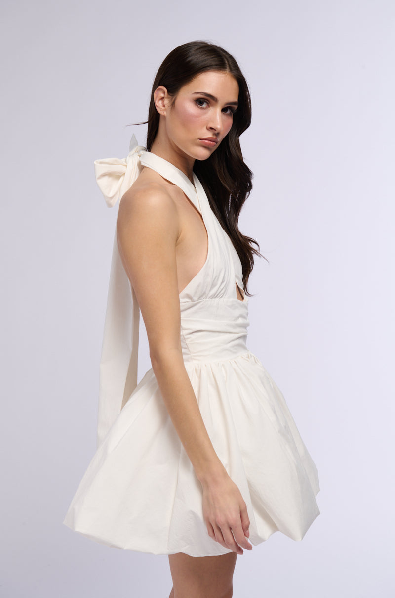 Full View Pretty In Poplin Strappy Mini Dress