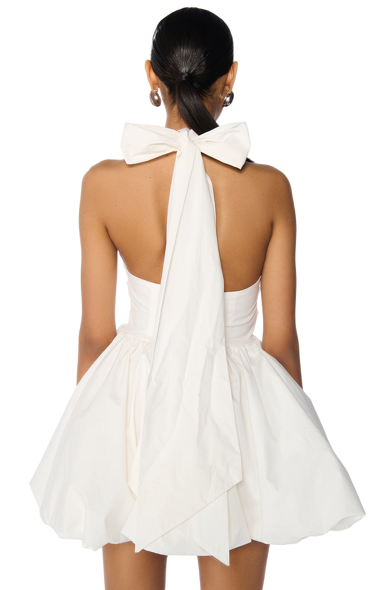Extra View Pretty In Poplin Strappy Mini Dress