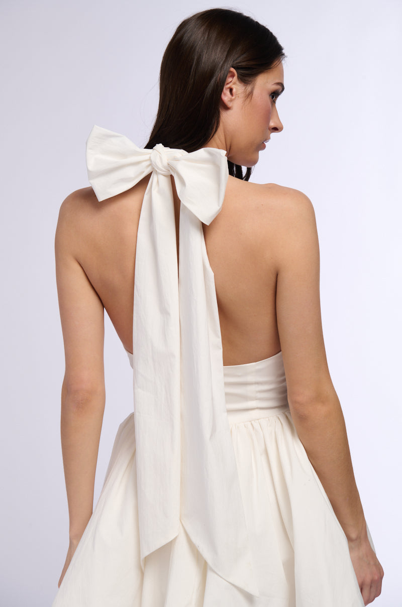 Extra View Pretty In Poplin Strappy Mini Dress