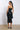 Detail View Pretty Lady Pleather Cut Out Midi Dress With 4 Way Stretch