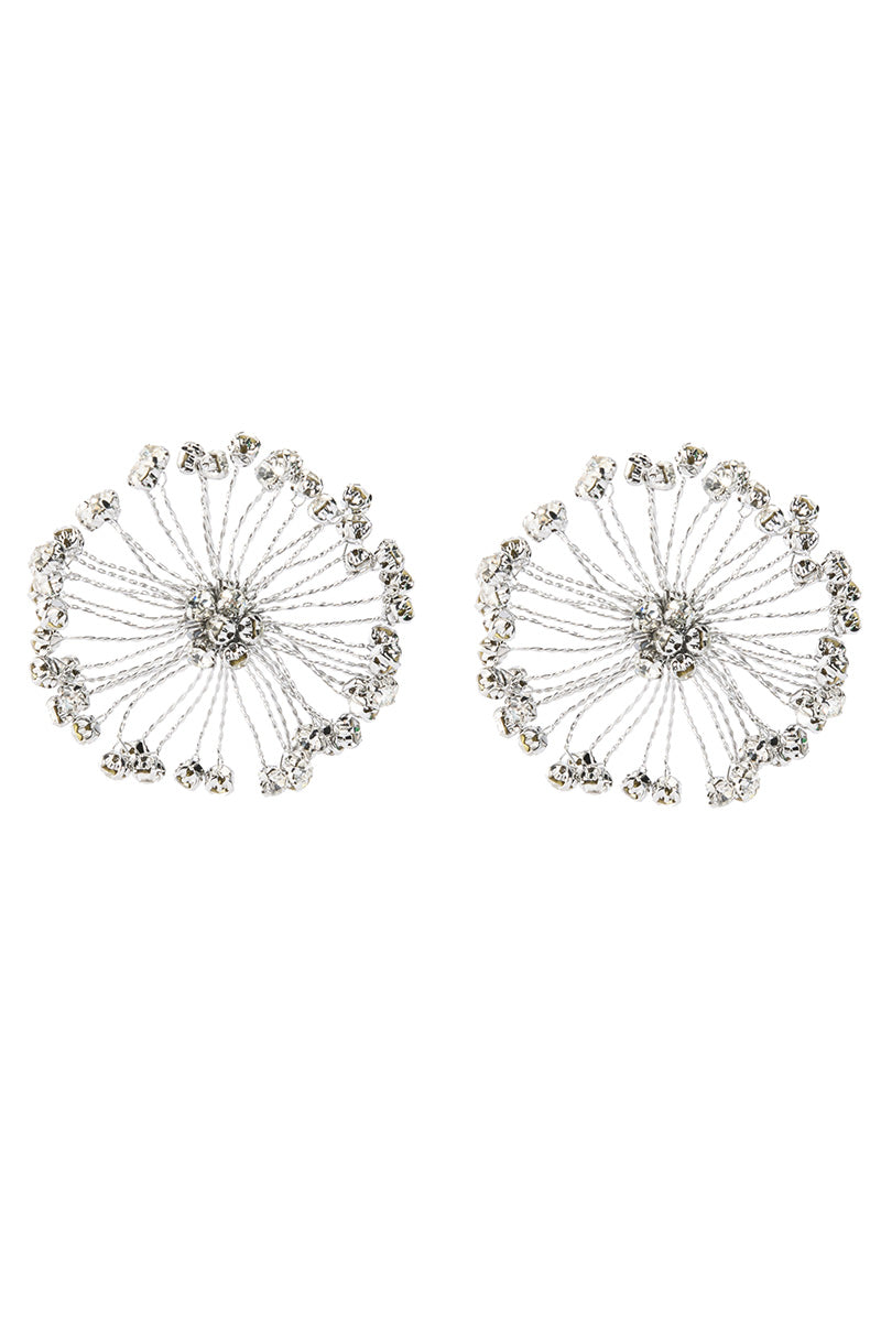 Side View Pretty Please Earring In Silver