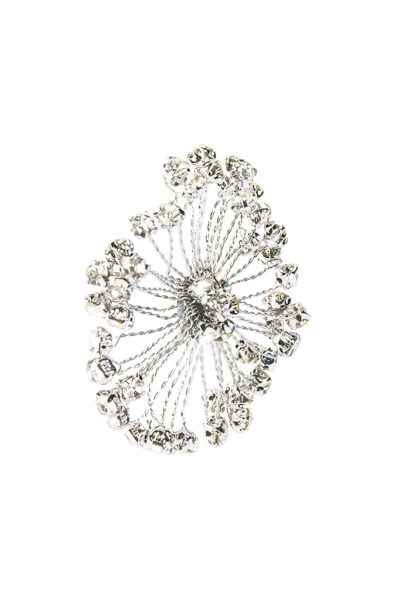 Back View Pretty Please Earring In Silver